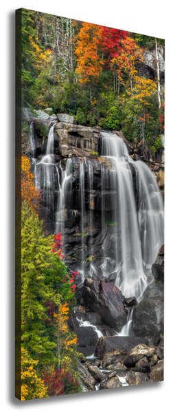 Pictură pe pânză Cascada în toamna