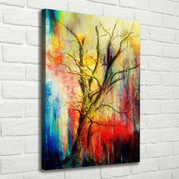 Print pe canvas copac abstract