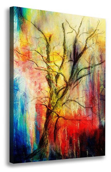 Print pe canvas copac abstract