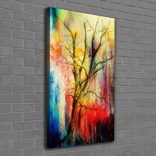 Print pe canvas copac abstract