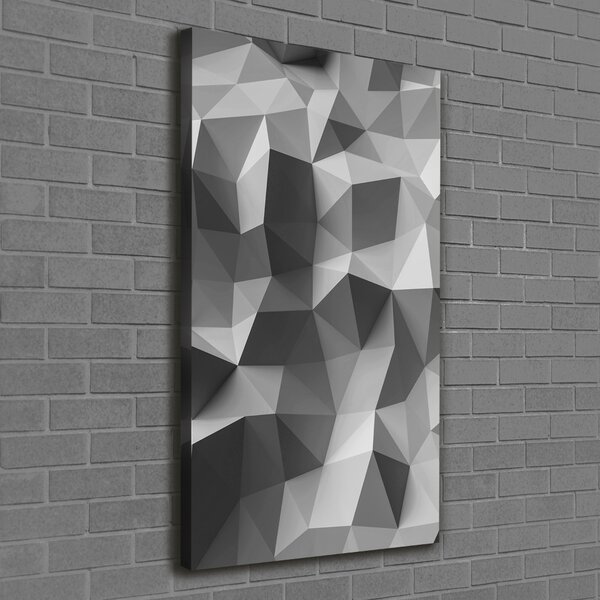Tablou pe pânză canvas triunghiuri abstractizare