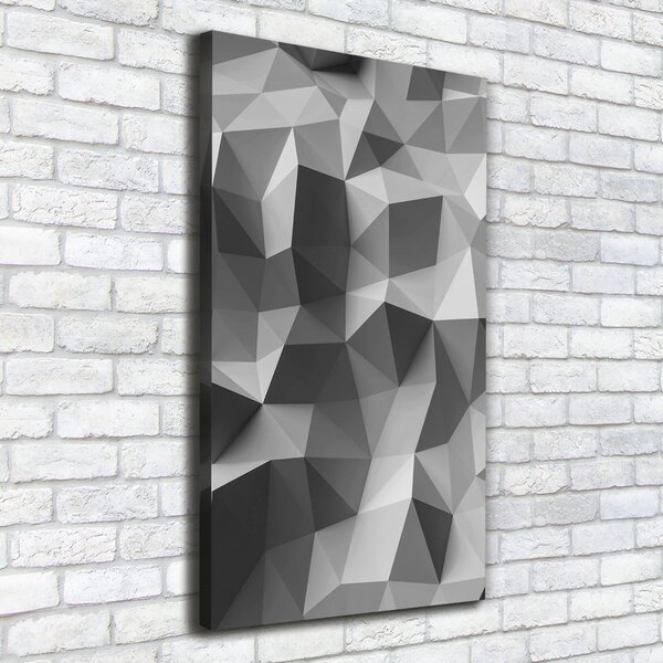 Tablou pe pânză canvas triunghiuri abstractizare