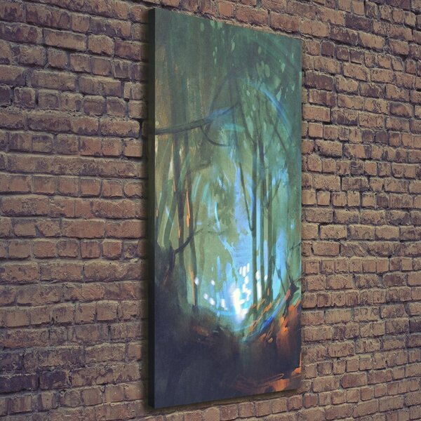 Tablou pe pânză canvas pădure mistic