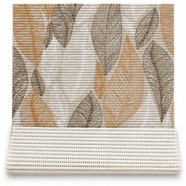 Covoras Antiderapant pentru Baie si Piscina Forest Brown V23027A, 65 × 80 cm, Absorbant, tip Burete, PVC, Maro / Bej Forest Brown