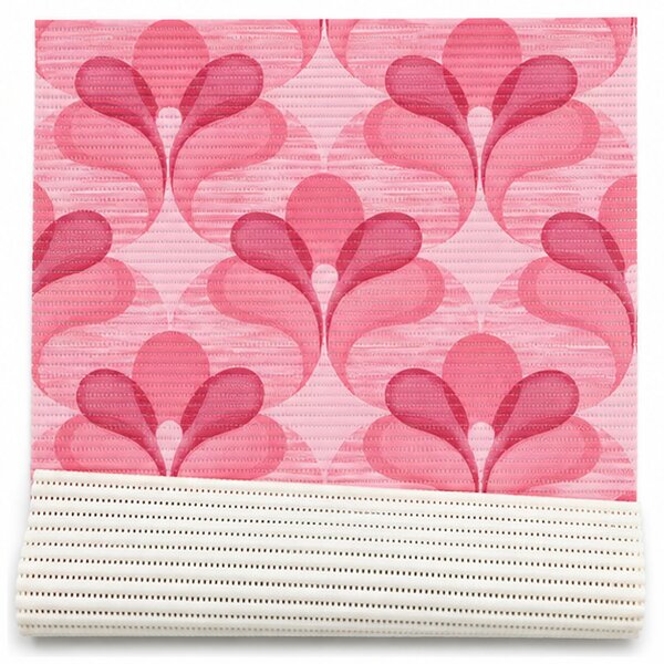 Covoras Antiderapant pentru Baie si Piscina Pink Flowers V23019A, 65 × 80 cm, Absorbant, tip Burete, PVC, Roz Pink Flowers