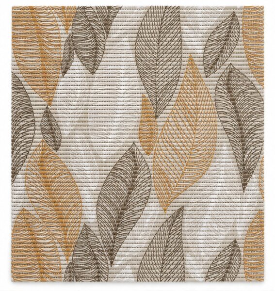 Covoras Antiderapant pentru Baie si Piscina Forest Brown V23027A, 65 × 80 cm, Absorbant, tip Burete, PVC, Maro / Bej Forest Brown