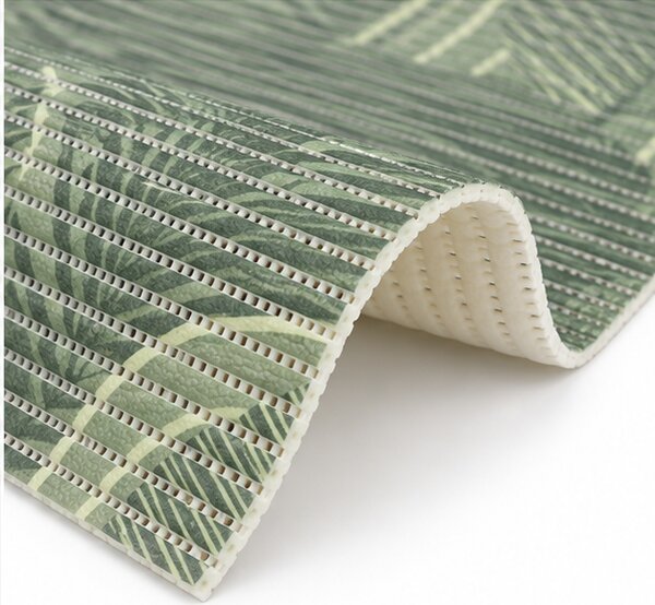 Covoras Antiderapant pentru Baie si Piscina Forest Green V23026A, 65 × 80 cm, Absorbant, tip Burete, PVC, Verde Forest Green