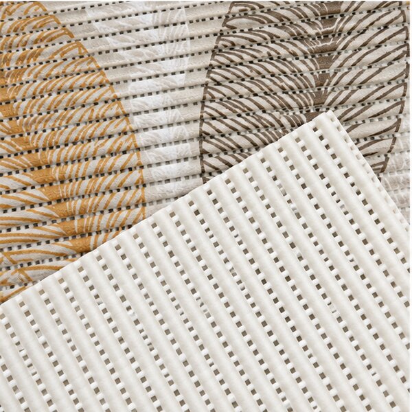 Covoras Antiderapant pentru Baie si Piscina Forest Brown V23027A, 65 × 80 cm, Absorbant, tip Burete, PVC, Maro / Bej Forest Brown