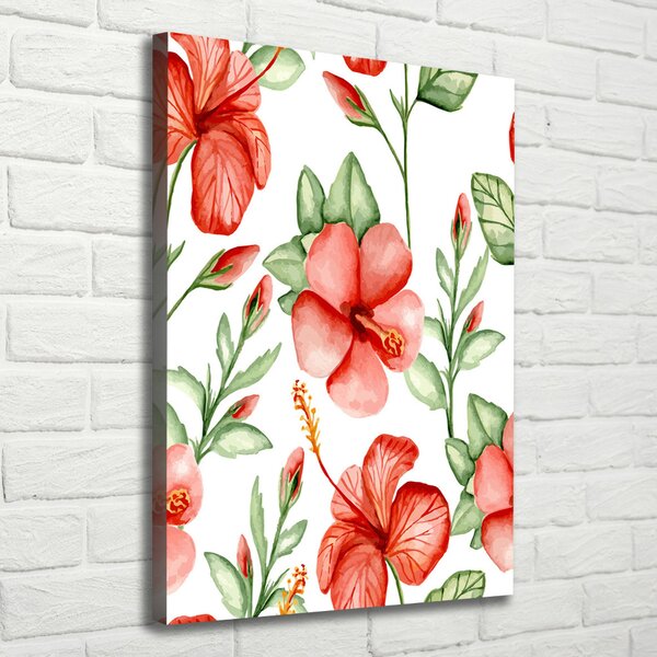 Imprimare tablou canvas flori tropicale