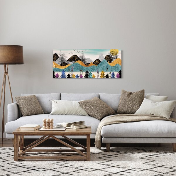 Tablou fgrafic cu cebi (120x50 cm)