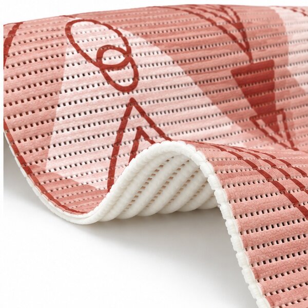Covoras Antiderapant pentru Baie si Piscina Pink Arrows V24039F, 65 × 80 cm, Absorbant, tip Burete, PVC, Roz Pink Arrows