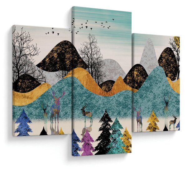 Tablou fgrafic cu cebi (90x60 cm)