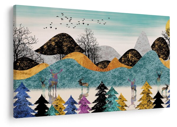Tablou fgrafic cu cebi (90x60 cm)