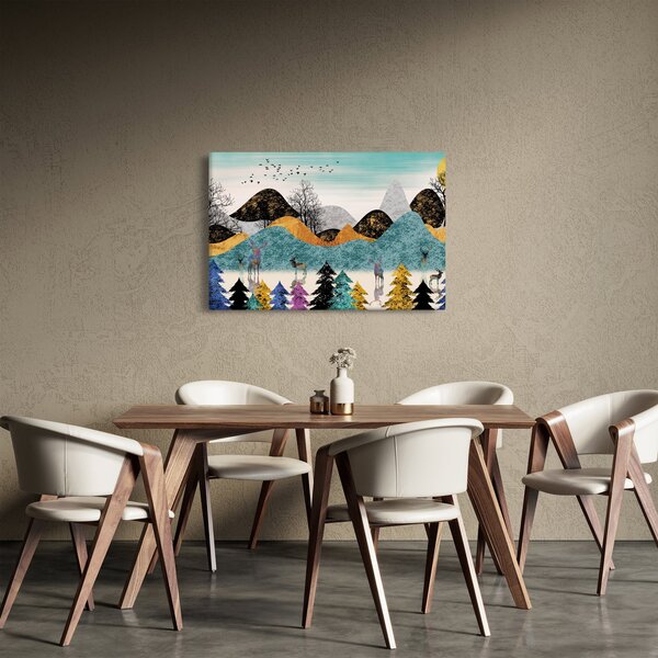 Tablou fgrafic cu cebi (90x60 cm)