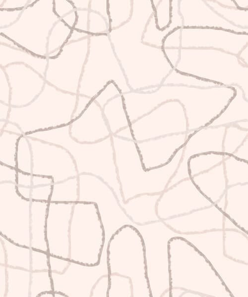 Tapet Linii de contur abstracte pe un fundal deschis, Tapet abstract, a01229 : Uwalls.ro