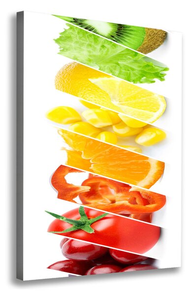 Tablou canvas Legume si fructe