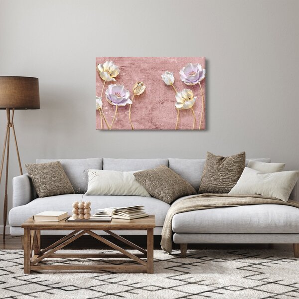 Tablou cu flori (90x60 cm)