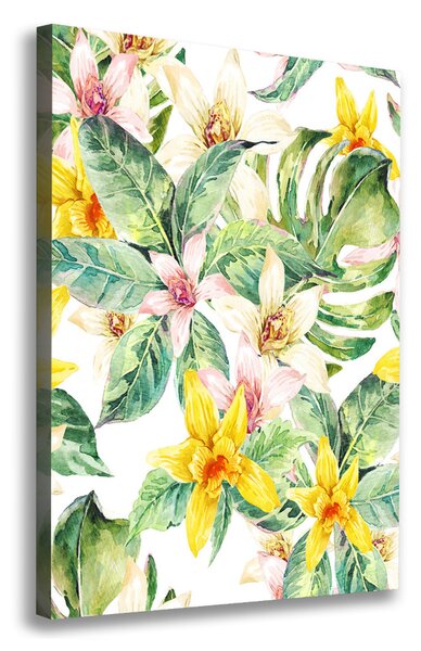 Imprimare tablou canvas flori tropicale