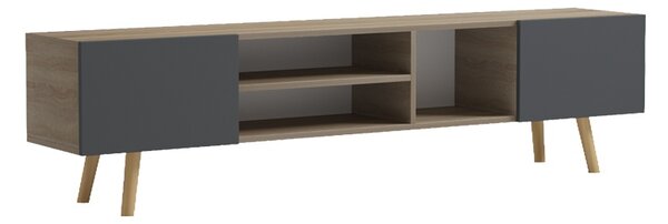 Comoda TV, Osclo, Antracit, 30x160x41 cm