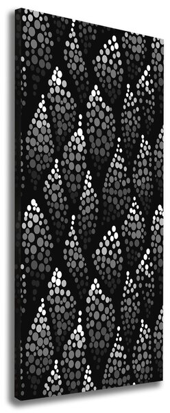 Tablou pe pânză canvas Punctele negre-negru