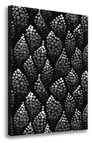 Tablou pe pânză canvas Punctele negre-negru
