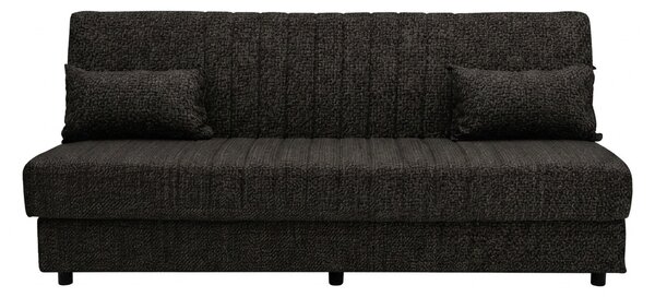 Set mobilier studenti canapea si masuta de cafea, 2 buc, Zing, Gri, 190x75x85 cm