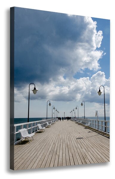 Pictură pe pânză Pier în Orłowo