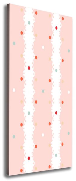 Print pe canvas puncte colorate fundal