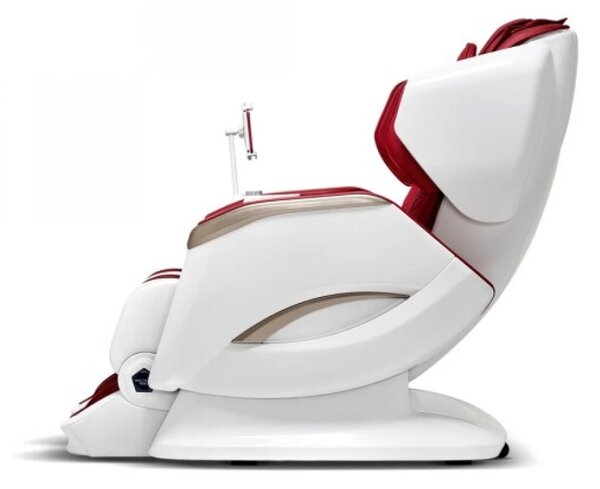 ROVO Luxury 4D - Fotoliu de Masaj Premium 4D, Design Space Walking, Brațe de Masaj Extensibile, Senzori Detectare Obstacole, Încălzire Spate și Gambe, Bluetooth, Roșu