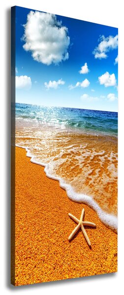 Print pe canvas Starfish pe plajă