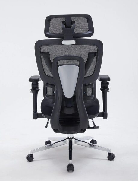 AERONIX SG630 FOAM SEAT Black – Scaun ergonomic premium FOAM SEAT, Cotiere 7D, Suport Lombar Dublu, Șezut Translație, Mecanism multifunctional inclinare/blocare, Suport pentru picioare