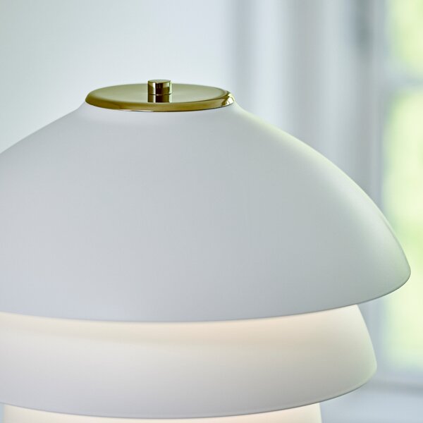 Lampadar Belid, Alb, Camera de zi, Metal, Design