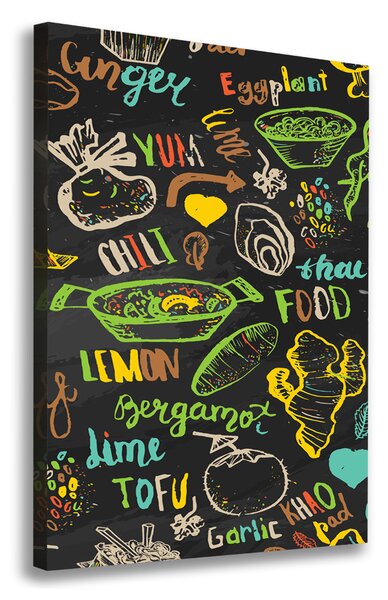 Print pe canvas preparate thailandeze