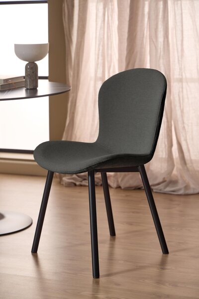 Scaun dining Esra, Gri, 86x50x58 cm