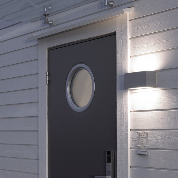 Asker Down LED Aplica de Exterior L21,5 Galvanised - Norlys