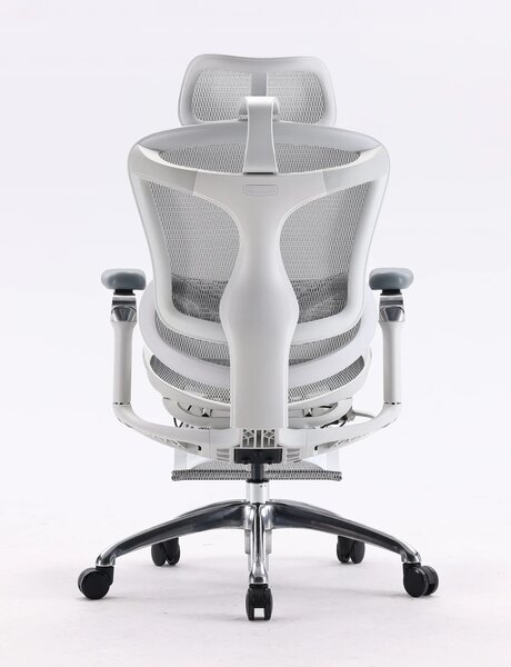 Scaun Ergonomic SIHOO C300, Suport Lombar Inteligent, Tetieră 3D, Cotiere 5D, Șezut Glisant, Spătar Reglabil pe Înălțime, Suport pentru Picioare, Mesh, Gri