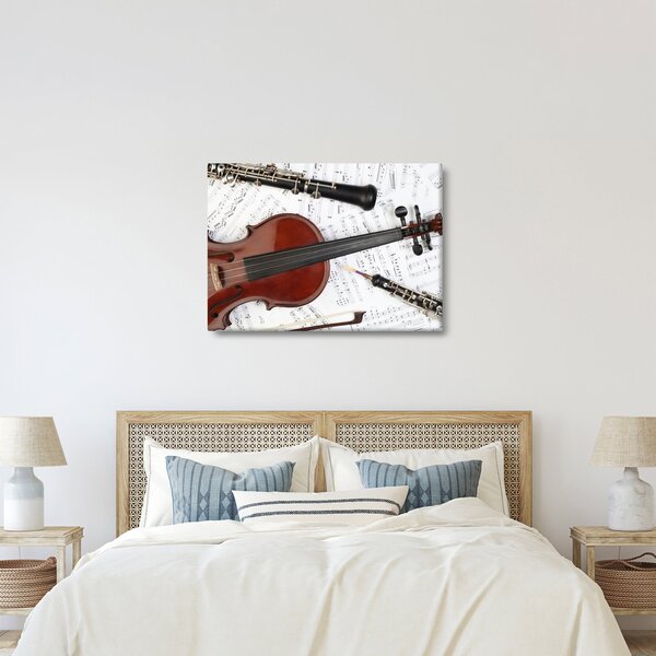 Tablou - Unelte muzicale (70x50 cm)