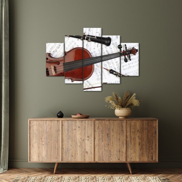 Tablou - Unelte muzicale (150x105 cm)
