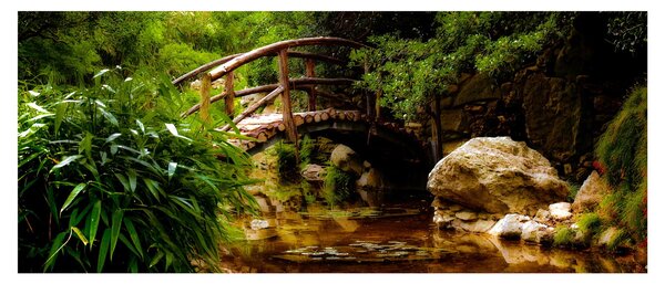 Tablou - Pod prin râu (120x50 cm)