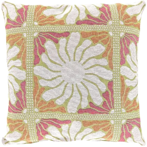 Perna decorativa LIVANI 45x45 cm, portocaliu/roz