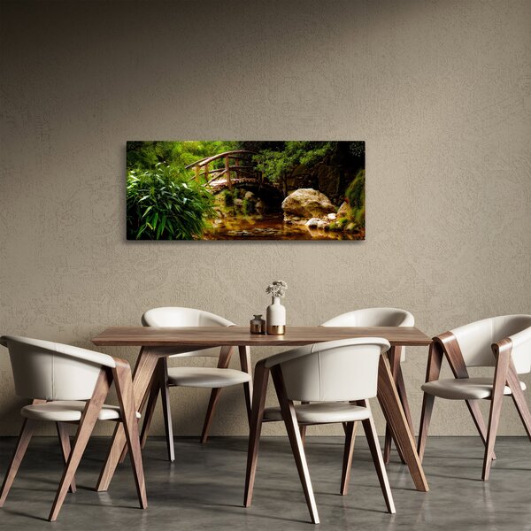 Tablou - Pod prin râu (120x50 cm)