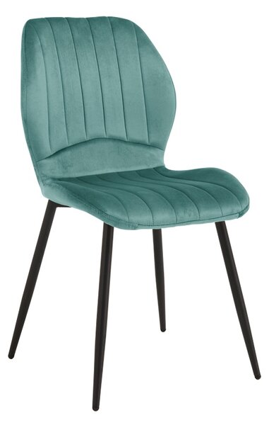 Scaun dining Jelour, Petrol, 54.5x55x84.5 cm