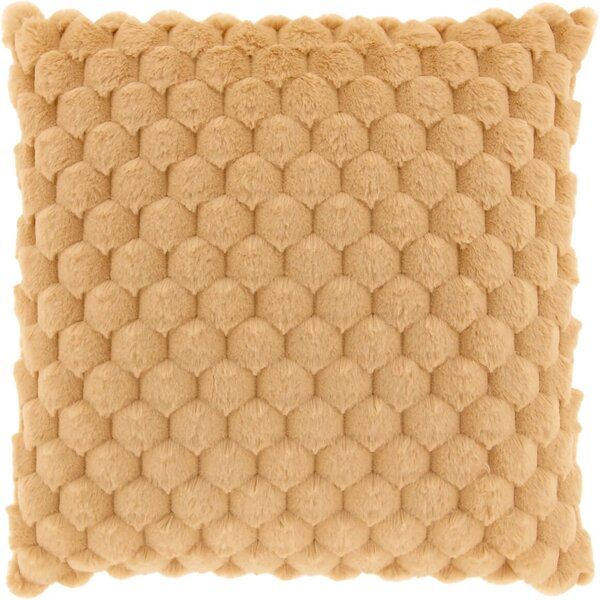 Perna decorativa DEREN 45x45 cm, galben inchis