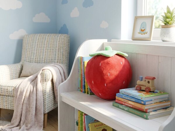 Perna decorativa STRAWBERRY 30x22 cm, rosu