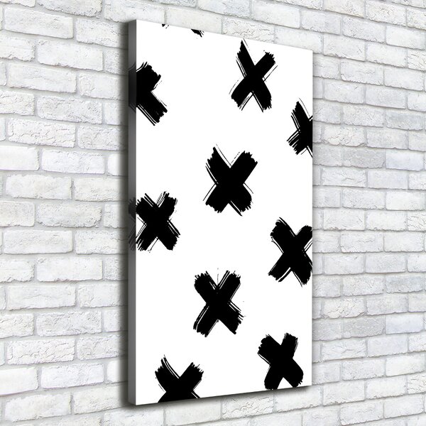Print pe canvas pata alb-negru