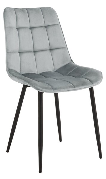 Scaun dining Berne, Gri, 57x53x87 cm
