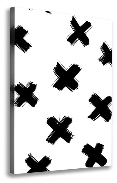 Print pe canvas pata alb-negru