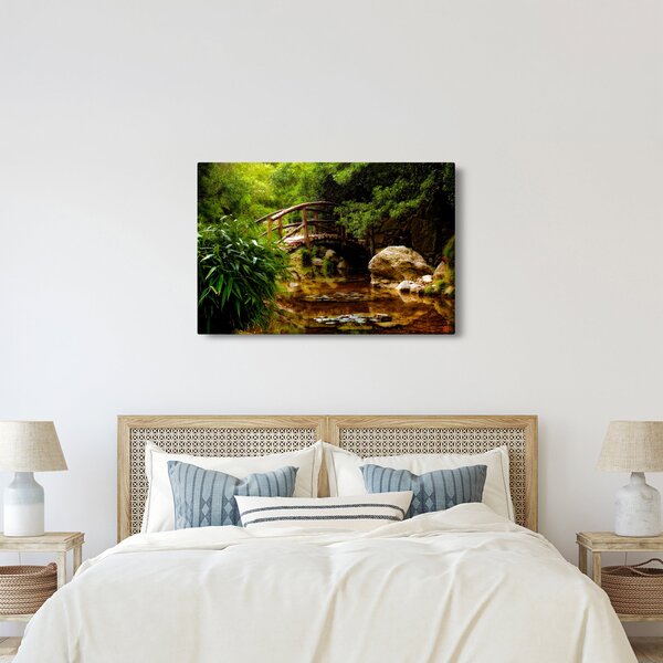 Tablou - Pod prin râu (90x60 cm)