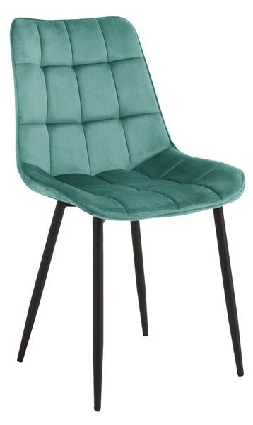 Scaun dining Berne, Negru, 57x53x87 cm