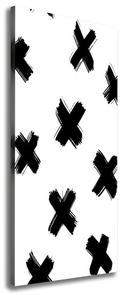 Print pe canvas pata alb-negru